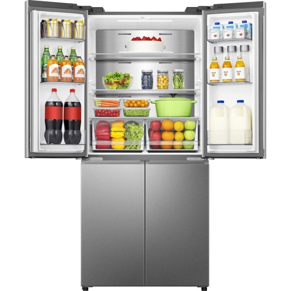 HISENSE PureFlat RQ5P470SAID Frigorífico Congelador - Acero Inoxidable Plateado