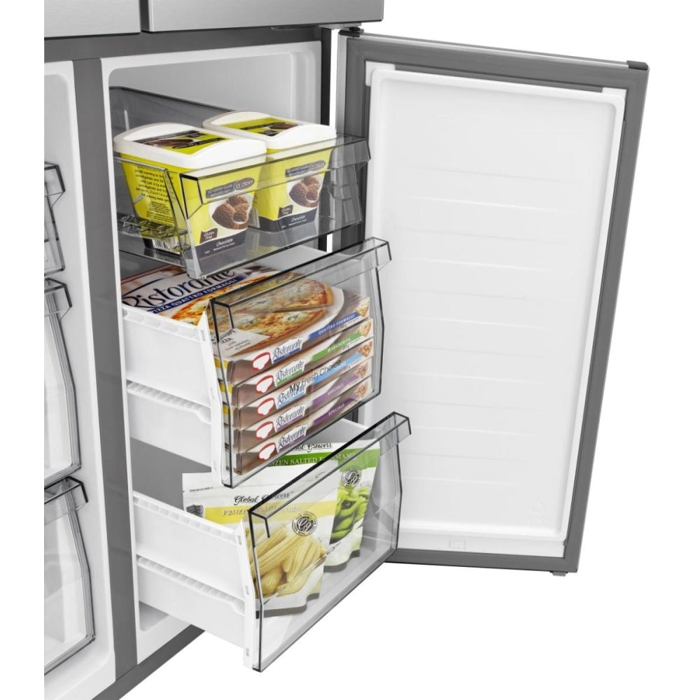 HISENSE PureFlat RQ5P470SAID Frigorífico Congelador - Acero Inoxidable Plateado