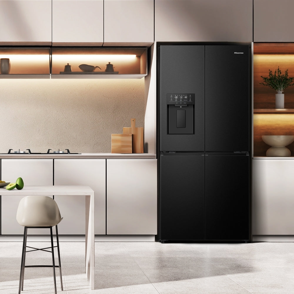 Frigorífico Congelador HISENSE PureFlat Slim RQ5P470SYFD - Negro
