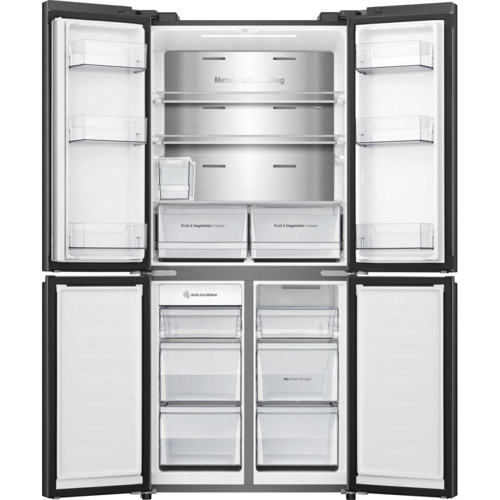 Frigorífico Congelador HISENSE PureFlat Slim RQ5P470SYFD - Negro