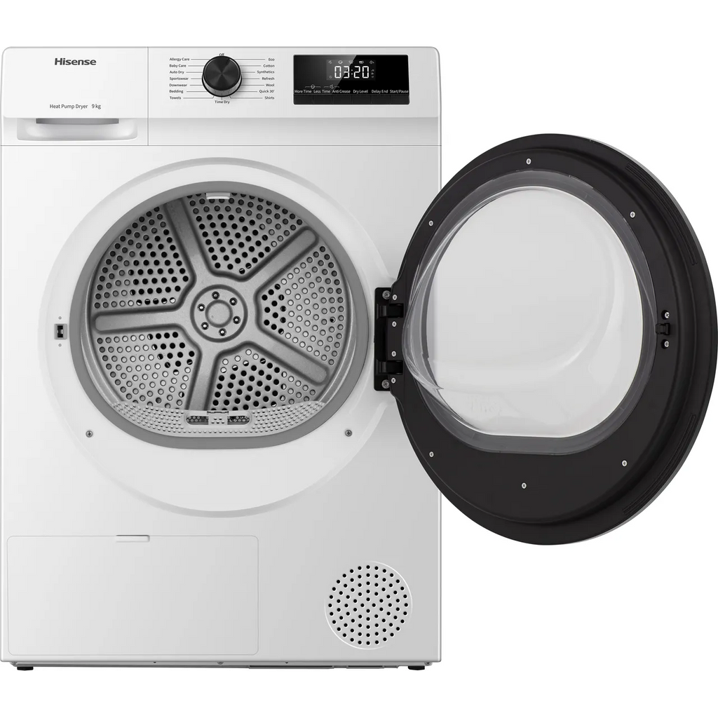 HISENSE Serie 1Q DH1Q902BW2 Secadora de bomba de calor de 9 kg - Blanca