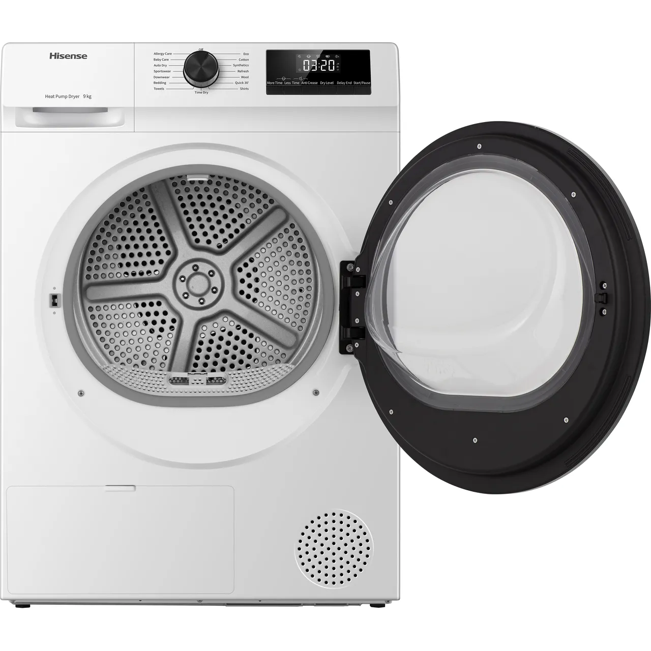 HISENSE Serie 1Q DH1Q902BW2 Secadora de bomba de calor de 9 kg - Blanca