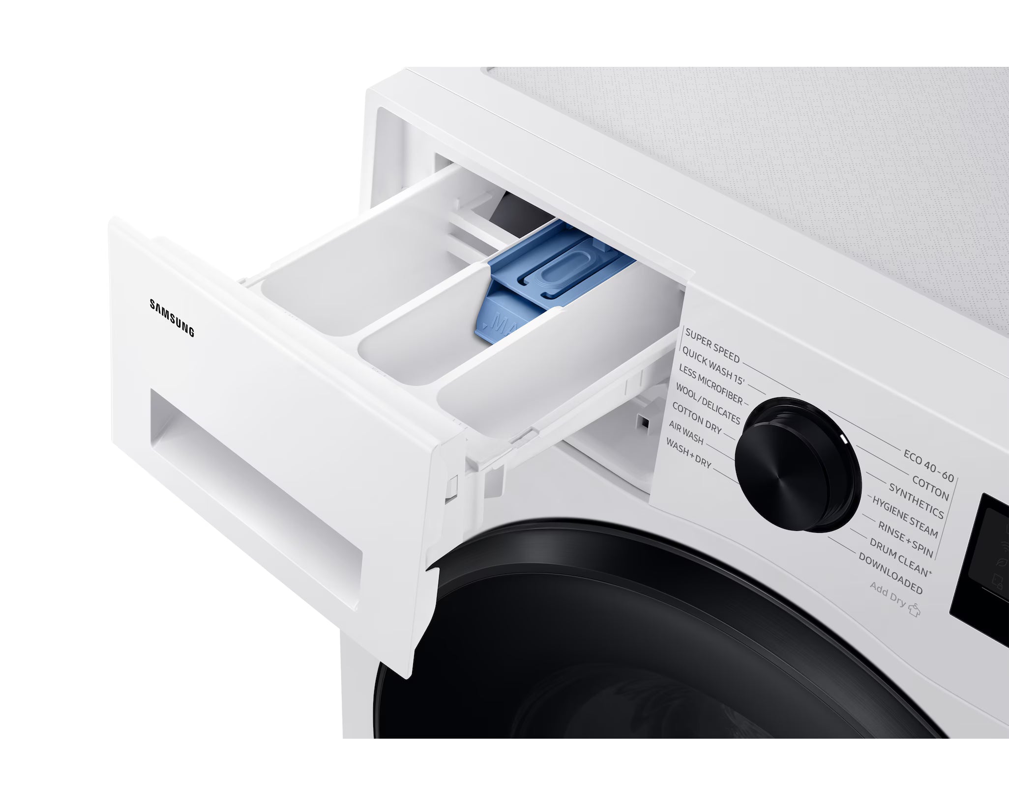 SAMSUNG Series 5 AI Energy Ecobubble WD90HG5U34BXEU WiFi-enabled 9 kg Washer Dryer - Stainless Steel
