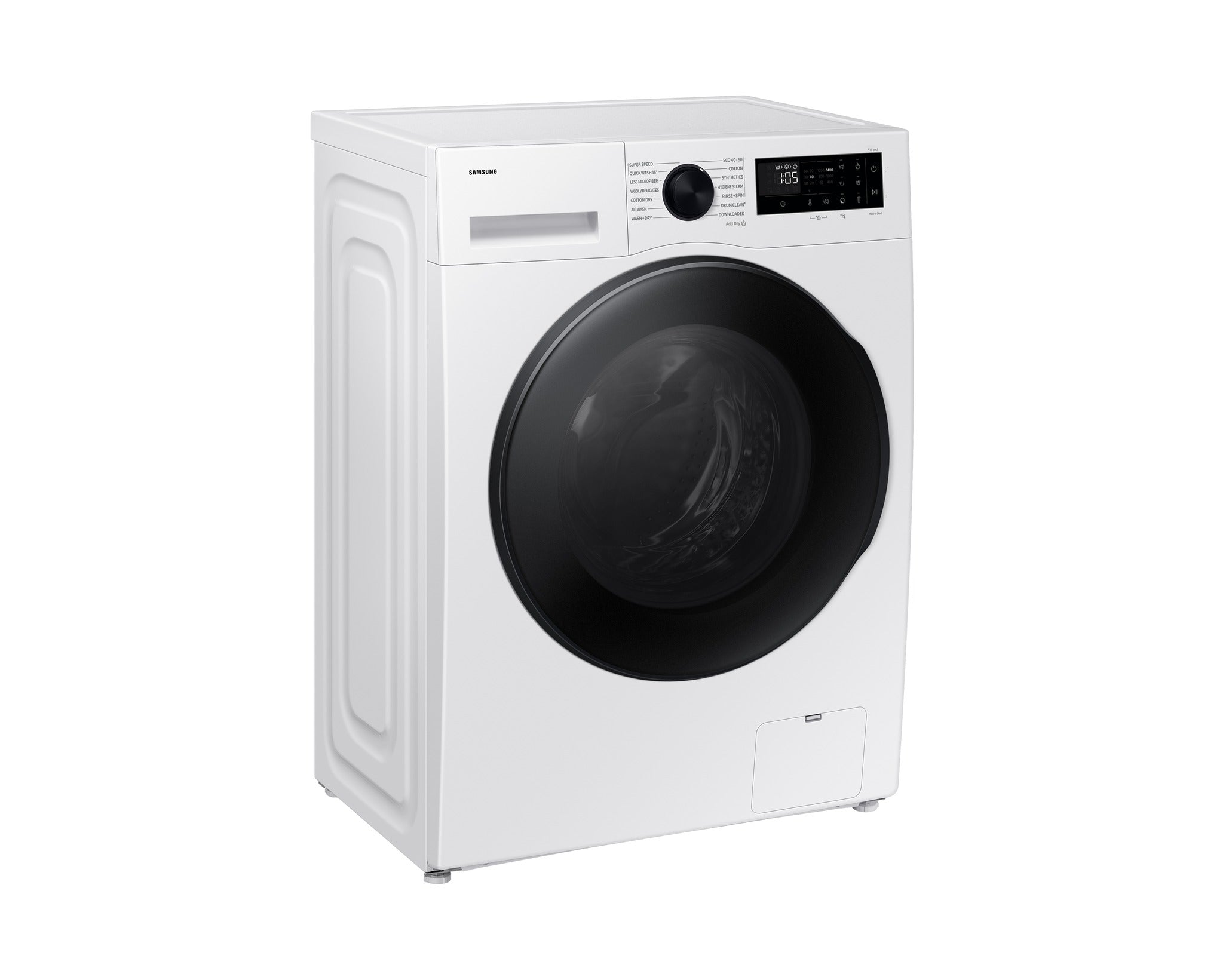 SAMSUNG Series 5 AI Energy Ecobubble WD90HG5U34BXEU WiFi-enabled 9 kg Washer Dryer - Stainless Steel